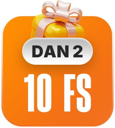 Dan 2 – 10 free spinova