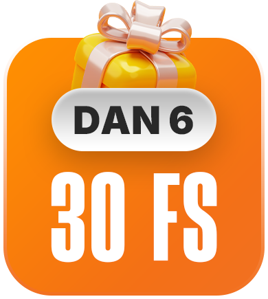 Dan 6 – 30 free spinova